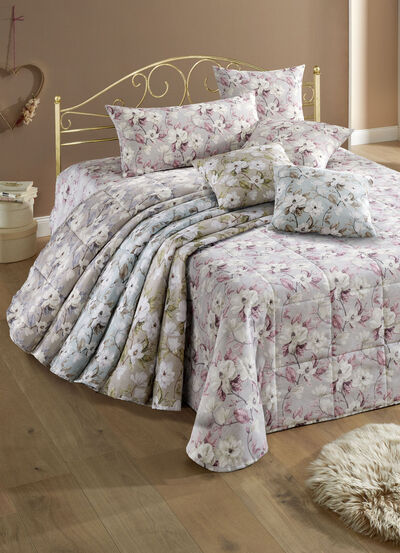 Rutiga quiltade överkast och örngott, , large