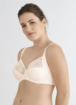 Felina bygelbeh&aring; med elastisk broderad spets 