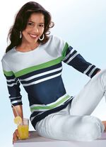 Tr&ouml;ja med snygg randig design 