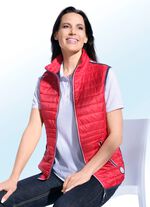 Funktionsväst med kontrastpiping RÖD