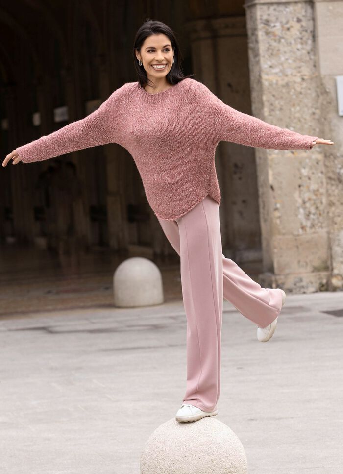 Tr&ouml;ja av melerat garn 