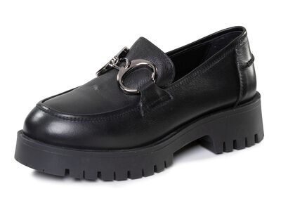 ELENA EDEN loafers med metallsmycken 