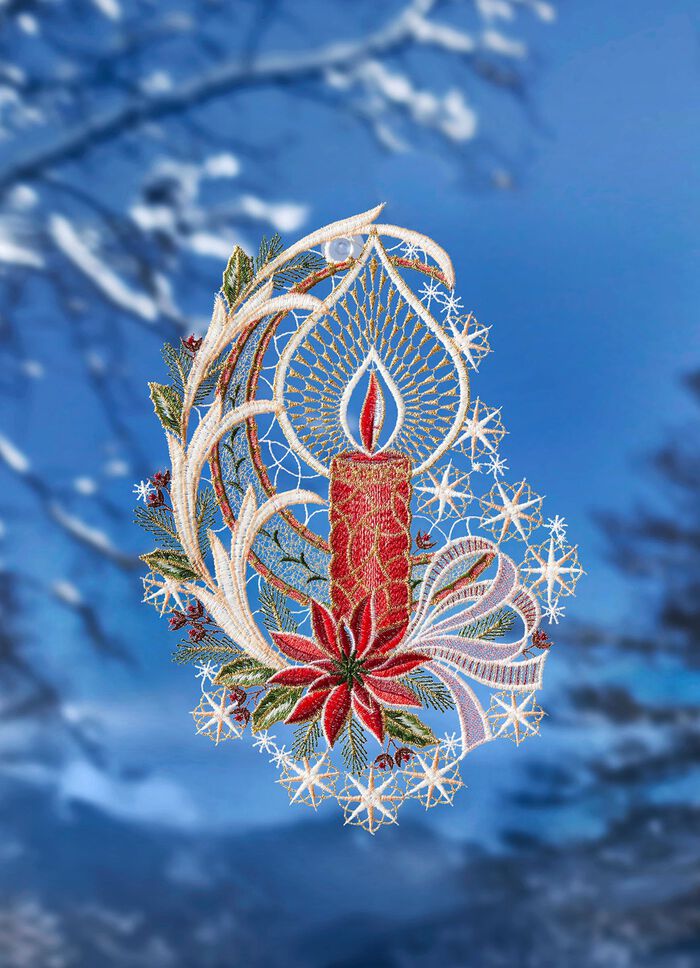 F&ouml;nsterbild av &auml;kta Plauen-spets 