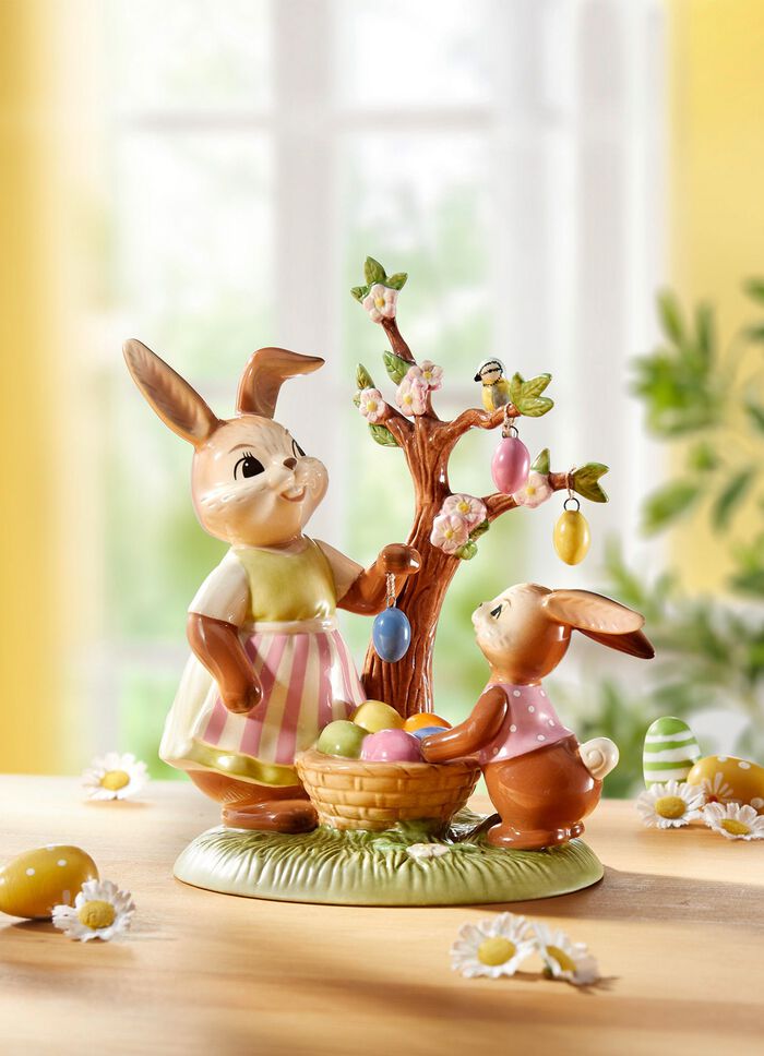 Goebel kaninmamma med barn 