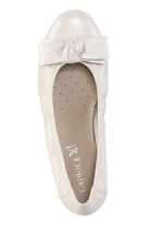 Caprice ballerina med dekorativ rosett, 