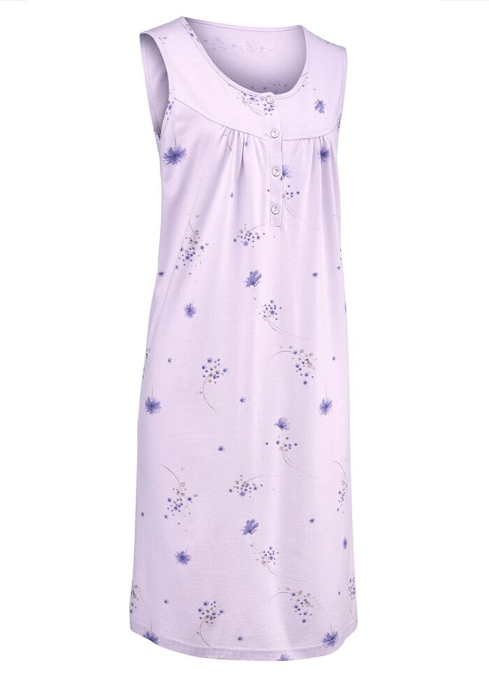 Nattlinnen i tv&aring;pack med breda axelband och knappsl&aring; 