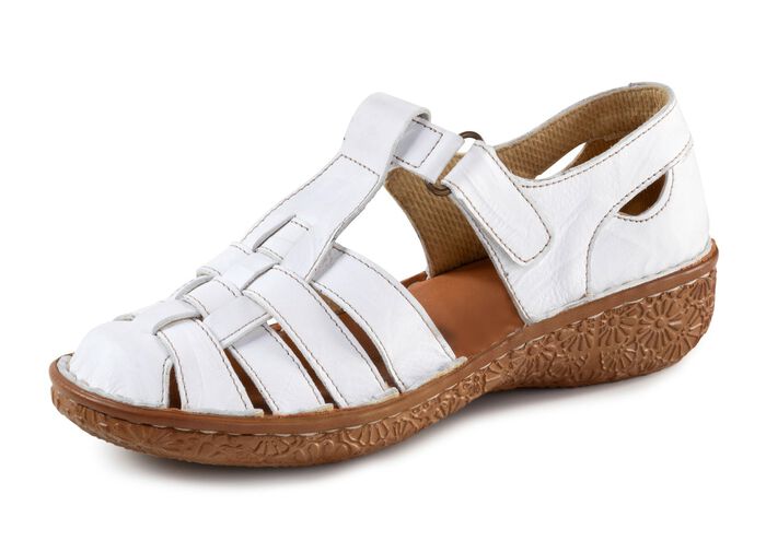 ELENA EDEN tofflor gjorda av nappal&auml;der med en subtil skrynklig struktur 