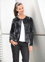 Blusjacka med paljetter SILVER