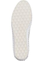 Andrea Conti mockasintofflor tillverkade av nappaläder av nötskinn VIT