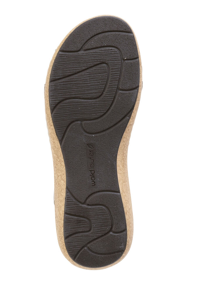 Ranger-sandal av läder ANTIKGULD