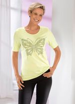 Skjorta med flatlocks&ouml;m i 2 f&auml;rger PISTAGE