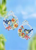 F&ouml;nsterbilder gjorda av Plauenspets i ett set om 2 