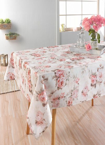 Bordsdekoration med Peyers fl&auml;ckskyddsutrustning 