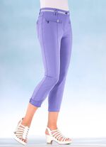 7/8-byxa med kontrasterande dekorband 