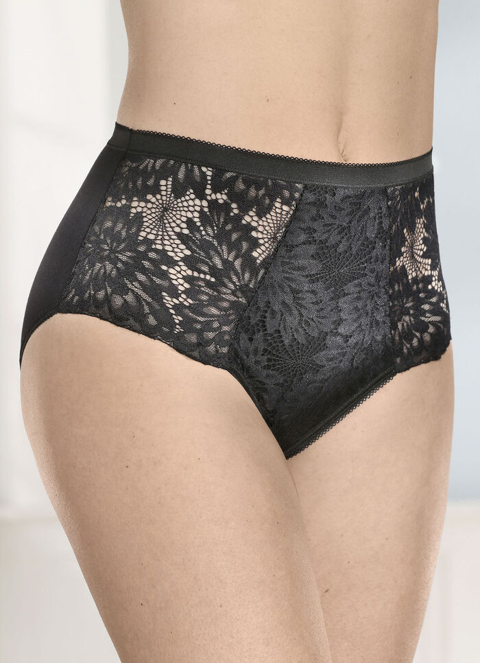 Laurina fyrapack trosor med elastisk spets, 