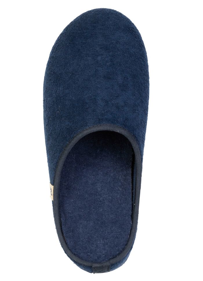 Klassiska herrtofflor med uttagbar fotb&auml;dd BLAU