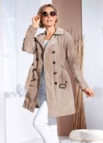 Funktionell trenchcoat med b&auml;lte 