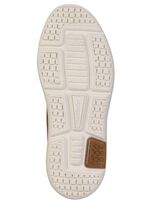 Waldl&auml;ufer, bekv&auml;ma herrsneakers, bredd H, med uttagbar fotb&auml;dd COGNAC-MARINE