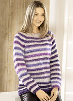 Tröja i randig design 