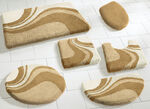 Kleine Wolke badrumsset med halkfri baksida BEIGE