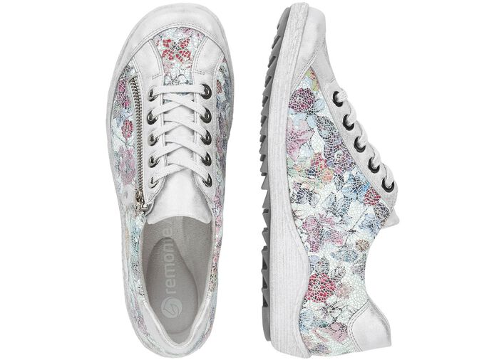 Remonte sneakers med sn&ouml;ren SILVERF&Auml;RGIG