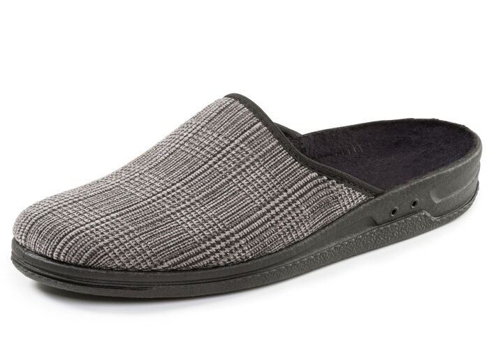 Klassiska herrtofflor med anatomiskt formad fotb&auml;dd 