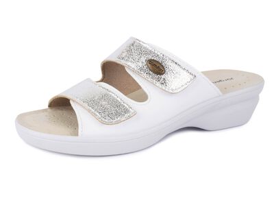 Eleganta tofflor med kardborreband 