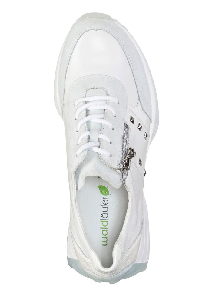 Waldl&auml;ufer sneakers med nitar VIT-ISGR&Aring;