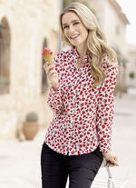 Blus med hj&auml;rtan 