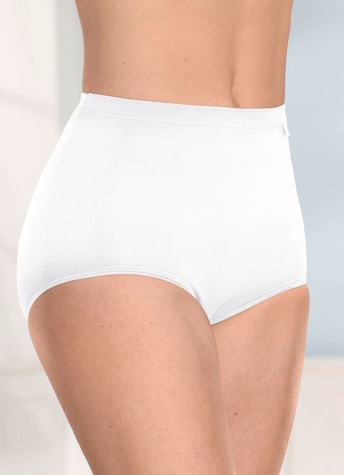 brio lingerie fempack trosor med diskreta glansiga ytor 