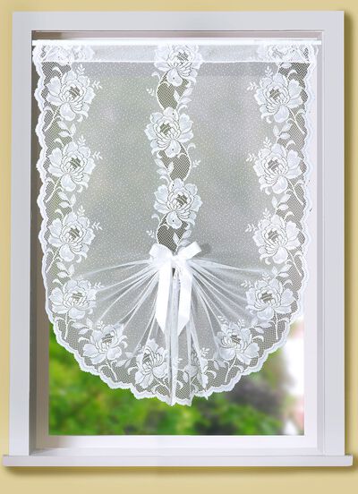 Laxstj&auml;rtsgardin med st&aring;nggenomdragning 