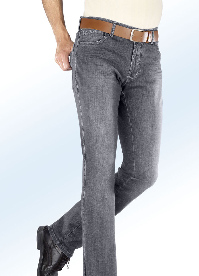 Jeans från "Francesco Botti" med resår i midjan i 3 färger, 