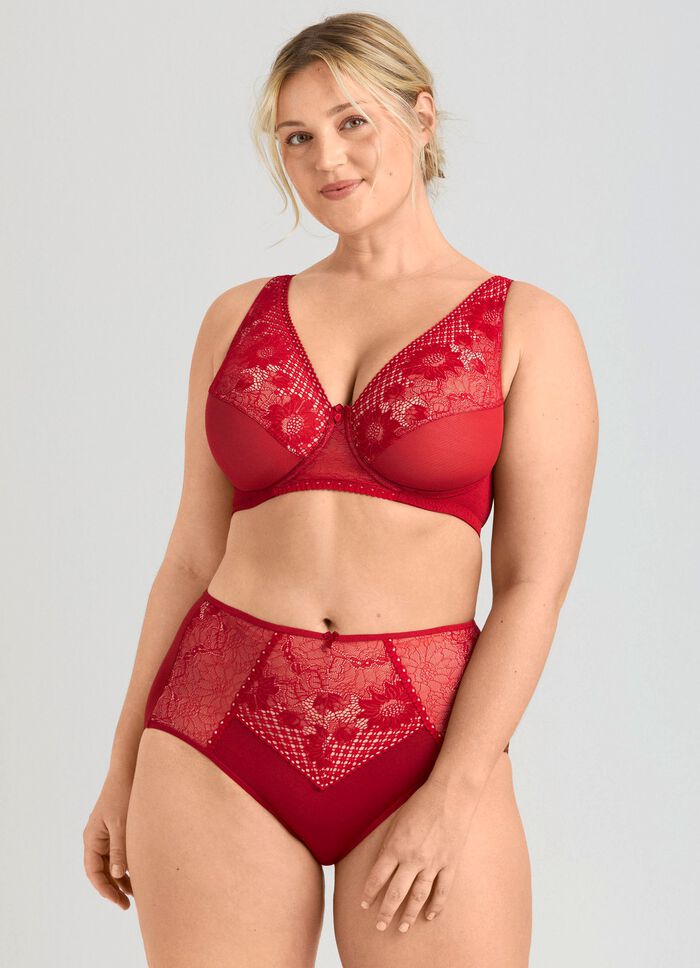 Miss Mary trosor med fodrad elastisk spets ROT