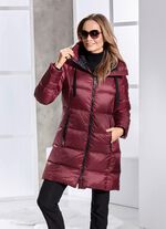 Kort dunkappa med fast huva B&Auml;R