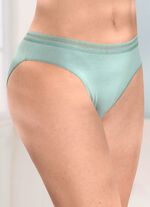 Fyrapack trosor med dekorativt res&aring;rband i midjan 