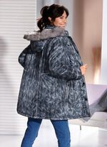 L&aring;ng jacka med avtagbar huva 