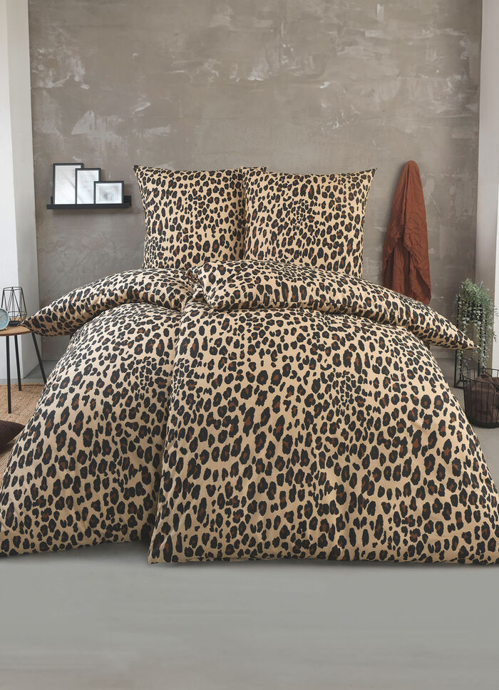 Leopardmönstrat sängklädesset 