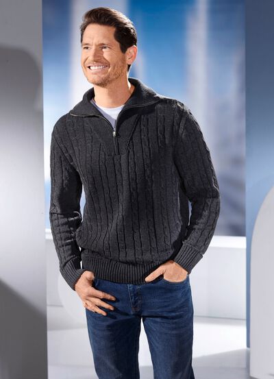 Troyer med kort dragkedja i 5 f&auml;rger 