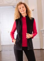 Sweatv&auml;st med hel dragkedja 