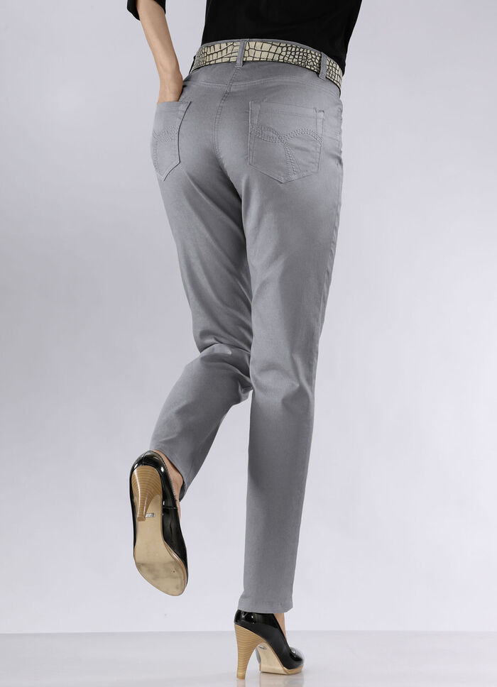 Powerstretch jeans SVART-VITT