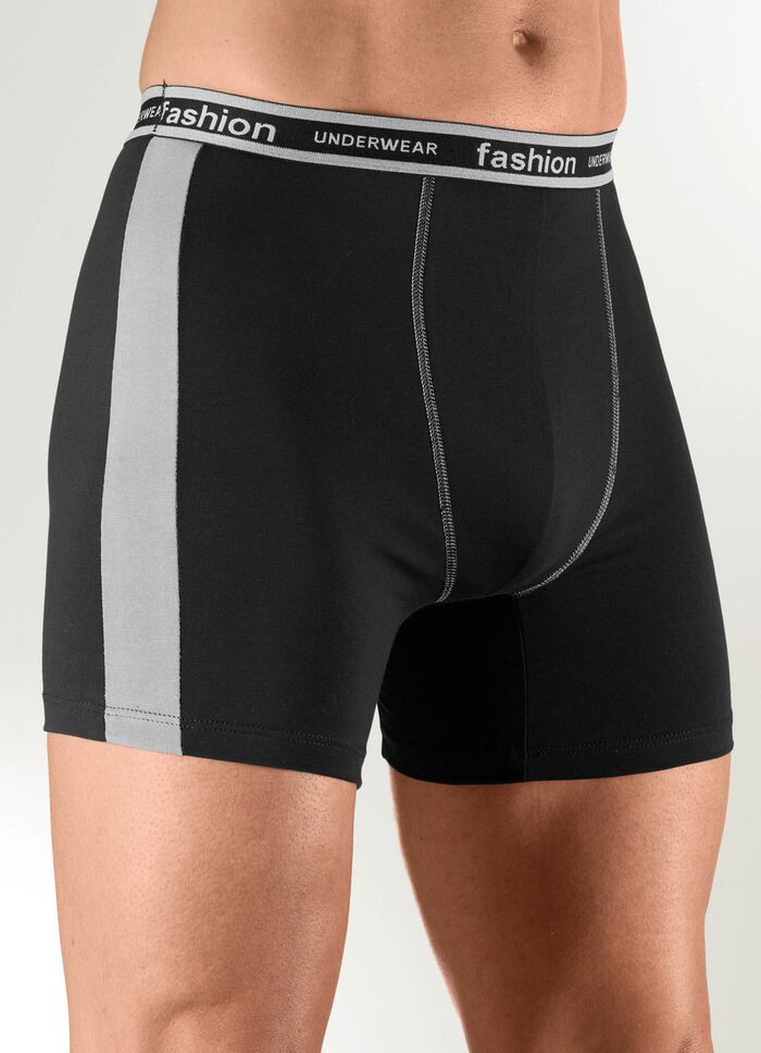 Trepack byxor med sidoinsatser 