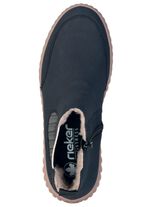 Rieker, trendiga damst&ouml;vlar, vinterskor, med uttagbar fotb&auml;dd M&Ouml;RKBL&Aring;