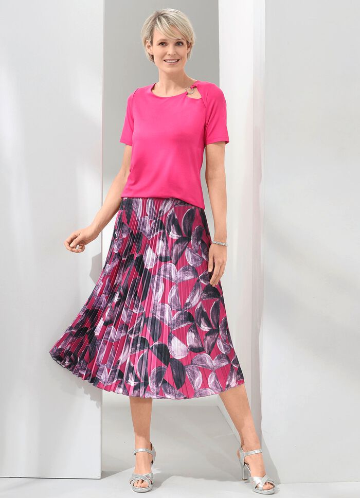 skjorta med dekorativ ring 