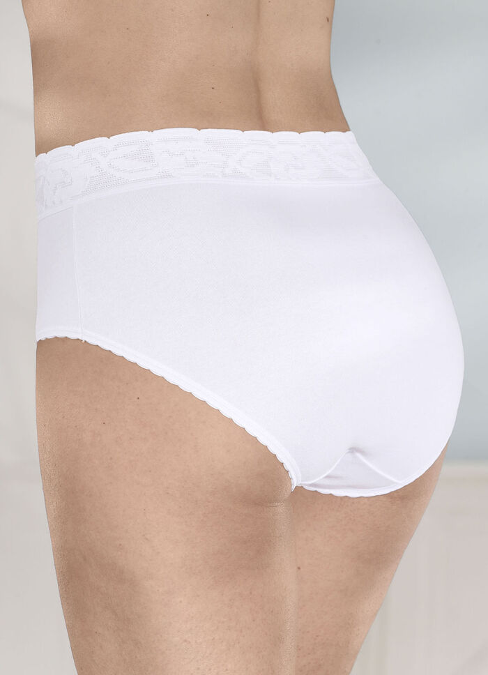 Fem-pack med trosor med resår i midjan 