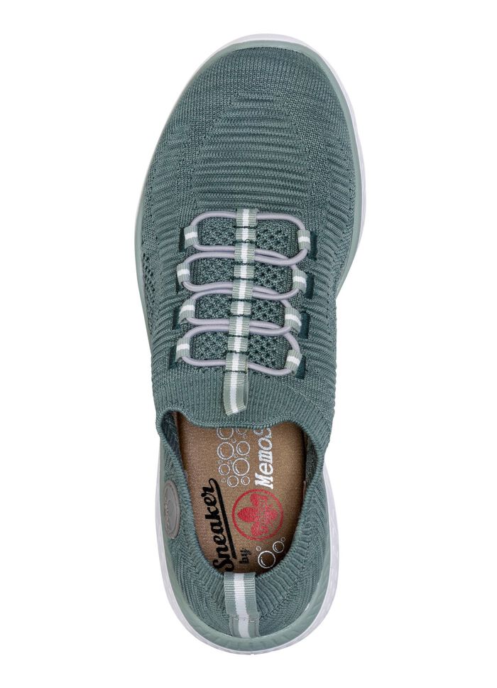 Rieker, l&auml;tta damsneakers, bredd G, med MemoSoft textilinnersula 