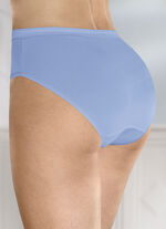 Fempack trosor med glansig finish 3X AZURBLAU, 2X WEISS