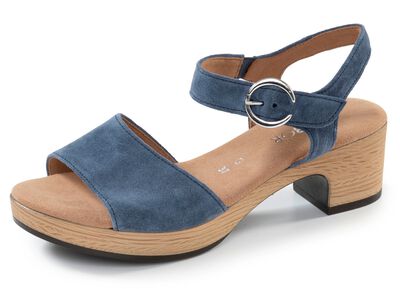 Gabor, eleganta damsandaler, vidd G, med res&aring;rband 