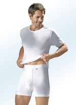 Pfeilring tre-pack finribbade slip-on jackor, vita, 