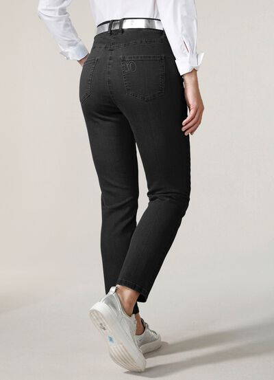 Ankel&aring;nga jeans i 5-fickmodell 