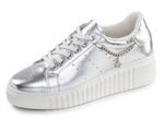 ELENA EDEN, snygga damsneakers, vidd G, uttagbar fotb&auml;dd SILVER